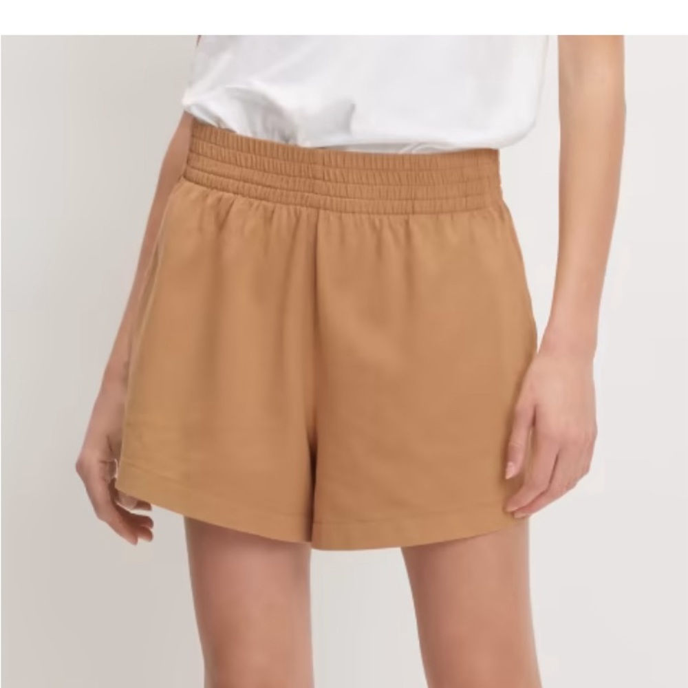 Everlane Retro Jersey Short - Camel